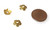 100 - Antique Gold-Plated 2.5x9.5mm Scroll-Work Bead Caps 100 - Antique Gold-Plated 2.5x9.5mm Scroll-Work Bead Caps