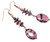 Playful Rhodonite Earrings Beaded Jewelry Making Kit