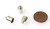 25 Antique Silver-Plated 11x7mm Smooth Cylinder Bead Caps 25 Antique Silver-Plated 11x7mm Smooth Cylinder Bead Caps