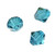 Swarovski 8mm Bicones - Indicolite