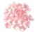 Czech Glass 8x13mm 5-Petal Trumpet Flower Beads - Rosaline Crystal