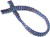 Czech Glass 2-Hole 3x6mm Brick Beads - Matte Iris Blue