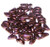 Czech Glass 2-Hole 8x4mm Half Moon Beads - Jet Bronze