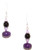 Enchanted Amethyst Earrings Beaded Jewelry Making Kit