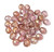 2 Dozen Czech 8mm Fire-Polished - Pink-Peach 2 Dozen Czech 8mm Fire-Polished - Pink-Peach