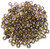 Matubo Size 8 Seed Beads - Crystal Full Amber