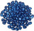 Superduo Beads - Metallic Suede Blue Superduo Beads - Metallic Suede Blue