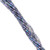 2.5x1.5mm Glass Crystal Mini Rondelle Beads - Purple Sparkle AB
