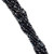 3x2mm Glass Crystal Rondelle Beads - Jet Black