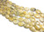 2 Yellow Matrix Jasper 18x25mm Puff Oval Semiprecious Gemstone Beads