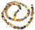 1/Strand of Semiprecious Gemstone Chip Beads - Dark Yellow Matrix Jasper