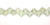 40 Czech Glass Silky 2-Hole 6mm Beads - White Alabaster Green Luster