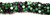1 Dozen 8mm Round Semiprecious Gemstone Beads - Ruby Zoisite