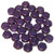 Czech Glass 6mm Honeycomb Hex 2-Hole Beads - Tanzanite Vega