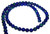 6mm Round Semiprecious Gemstone Beads - Azurite