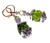 Olivine Radiance Earrings Beaded Jewelry Making Kit