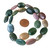 1 Strand of 13x18mm Puff Oval Semiprecious Gemstone Beads - Fancy Jasper