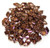 DiamonDuo 2-Hole Czech Glass 5x8mm Beads - Jet Bronze