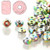 2.2x3mm Czech Glass Faceted Micro Spacers - Full Vitrail 2.2x3mm Czech Glass Faceted Micro Spacers - Full Vitrail