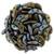 CzechMates Crescent Czech Glass Beads - Jet Matte Bronze Vega CzechMates Crescent Czech Glass Beads - Jet Matte Bronze Vega
