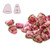 NIB-BIT 6x5mm Czech Glass Beads - Crystal Red Luster NIB-BIT 6x5mm Czech Glass Beads - Crystal Red Luster
