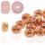 2.2x3mm Czech Glass Faceted Micro Spacers - Full Apricot 2.2x3mm Czech Glass Faceted Micro Spacers - Full Apricot
