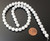 1 Strand of 8mm Round Semiprecious Gemstone Beads - White Howlite
