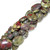 Dragon Blood Jasper Semiprecious Gemstone Beads - 7 Strand Set