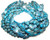 Blue Picasso Jasper Semiprecious Gemstone Beads - 9 Strand Set