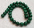 Malachite 12mm Round Semiprecious Gemstone Beads