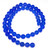 8mm Round Semiprecious Gemstone Beads - Blue Agate