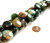 1 Strand of 20mm Puff Coin Semiprecious Gemstone Beads - Fancy Jasper