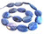 18x25mm Puff Oval Semiprecious Gemstone Beads - Kyanite 18x25mm Puff Oval Semiprecious Gemstone Beads - Kyanite
