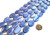 1 Strand of 18x25mm Puff Oval Semiprecious Gemstone Beads - Kyanite 1 Strand of 18x25mm Puff Oval Semiprecious Gemstone Beads - Kyanite