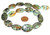 1 Strand of 18x25mm Puff Oval Semiprecious Gemstone Beads - African Turquoise