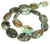African Turquoise 18x25mm Puff Oval Semiprecious Gemstone Beads