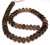 1 Strand of 12x8mm Puff Rondelle Semiprecious Gemstone Beads - Smoky Quartz