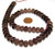 1 Dozen Smoky Quartz 12x8mm Puff Rondelle Semiprecious Gemstone Beads