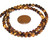 1 Strand of 4mm Round Semiprecious Gemstone Beads - Natural Tiger Eye