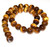 Natural Tiger Eye 12mm Round Semiprecious Gemstone Beads