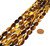 1 Strand of 13x18mm Puff Oval Semiprecious Gemstone Beads - Natural Tiger Eye