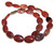 13x18mm Puff Oval Semiprecious Gemstone Beads - Brecciated Jasper