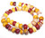 Moukaite 12x8mm Puff Rondelle Semiprecious Gemstone Beads