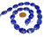 1 Strand of 13x18mm Puff Oval Semiprecious Gemstone Beads - Lapis Lazuli