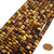 1 Dozen Natural Tiger Eye 8x5mm Puff Rondelle Semiprecious Gemstone Beads