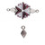 Antique Silver Sykia Gemduo or Diamonduo Bead Ending Antique Silver Sykia Gemduo or Diamonduo Bead Ending