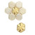 Gold-Plated Stelida Honeycomb Bead Substitute Gold-Plated Stelida Honeycomb Bead Substitute