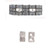 Antique Silver Klouvas Half Tila Bead Substitute Antique Silver Klouvas Half Tila Bead Substitute