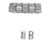 Antique Silver Ornos Half Tila Bead Substitute Antique Silver Ornos Half Tila Bead Substitute
