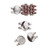 Antique Silver Kypri Superduo Magnetic Clasp Antique Silver Kypri Superduo Magnetic Clasp